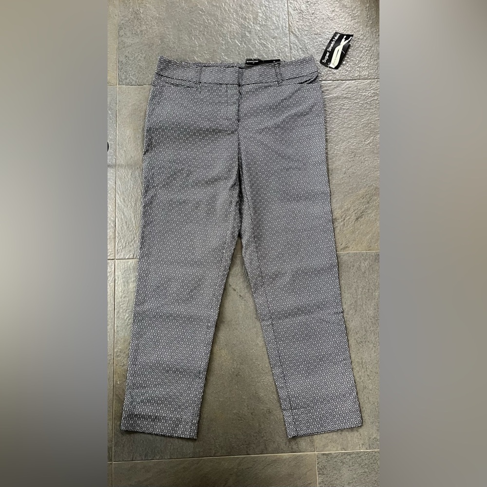 George black pattern ankle pants size 6 NWT